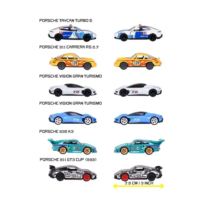 Majorette Porsche Motorsport Deluxe Die-cast Model Araçlar