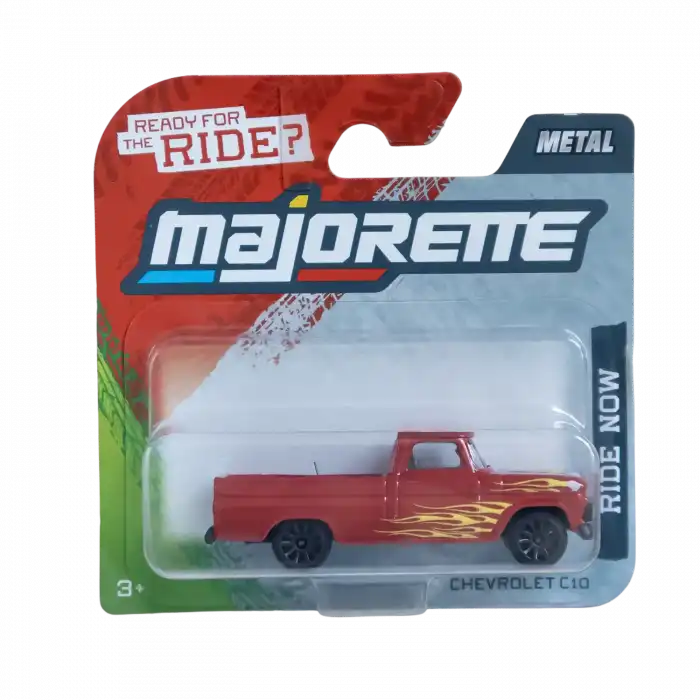 Majorette Street Cars Chevrolet C10 Kırmızı Diecast Model Araba