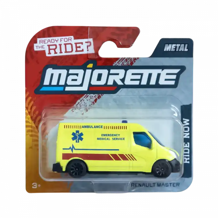 Majorette Street Cars Renault Master Ambulance Diecast Model Araba