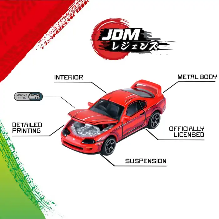 Majorette JDM Legends Anime 5li Gift Pack Model Araba Seti