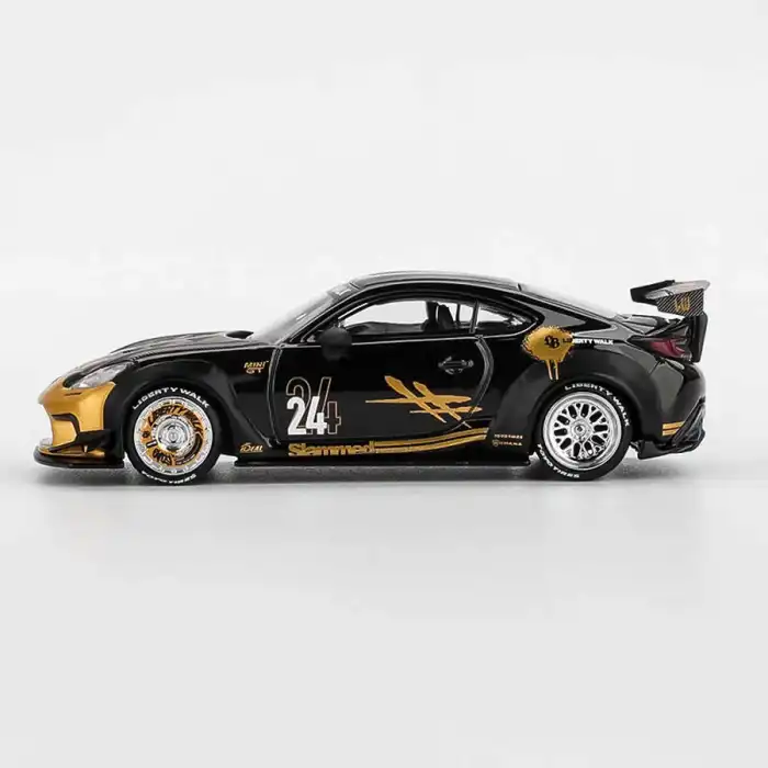 Mini GT 1/64 Toyota GR86 LB-Nation Black/Gold - MGT01149