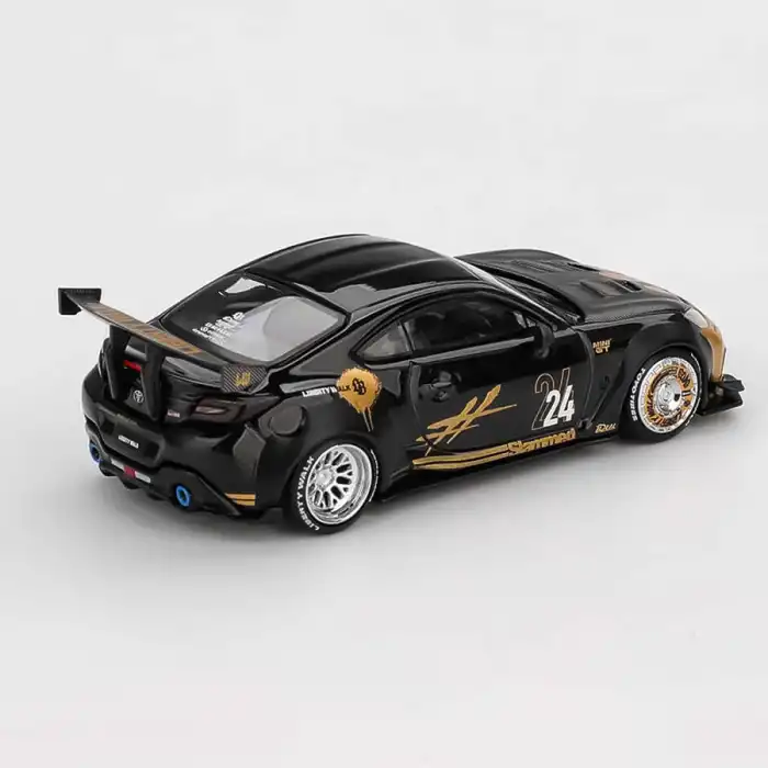 Mini GT 1/64 Toyota GR86 LB-Nation Black/Gold - MGT01149
