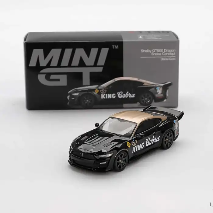 Mini GT 1/64 Shelby GT500 Dragon Snake Concept Black/Gold - MGT01130