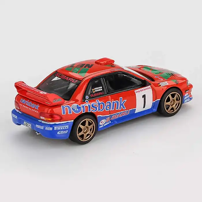 Mini GT 1/64 Subaru Impreza WRC97 #1 1999 DRM Champion - MGT01140
