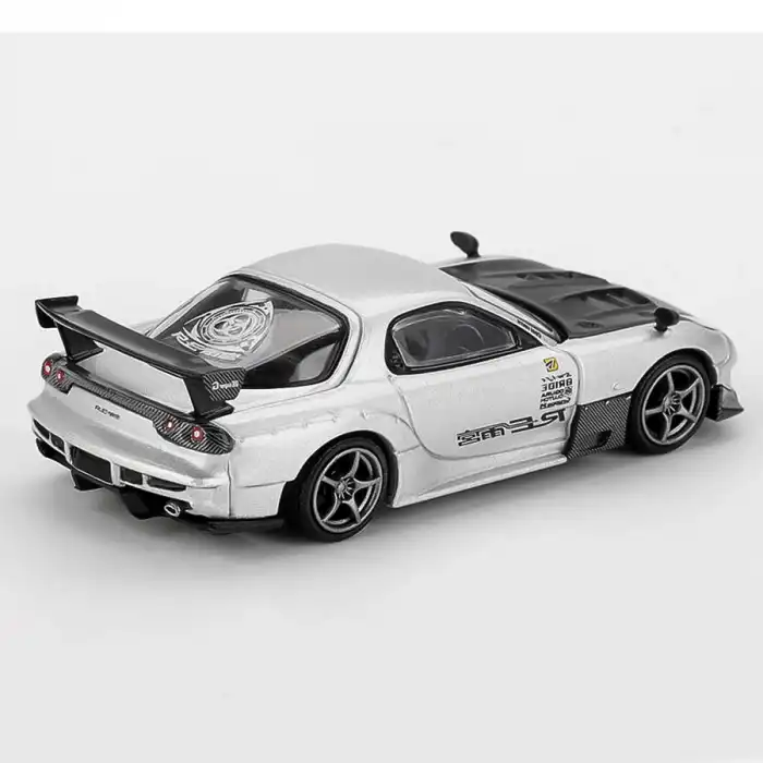 Mini GT 1/64 Mazda RX-7 RE-Amemiya Silver Metallic - MGT01106