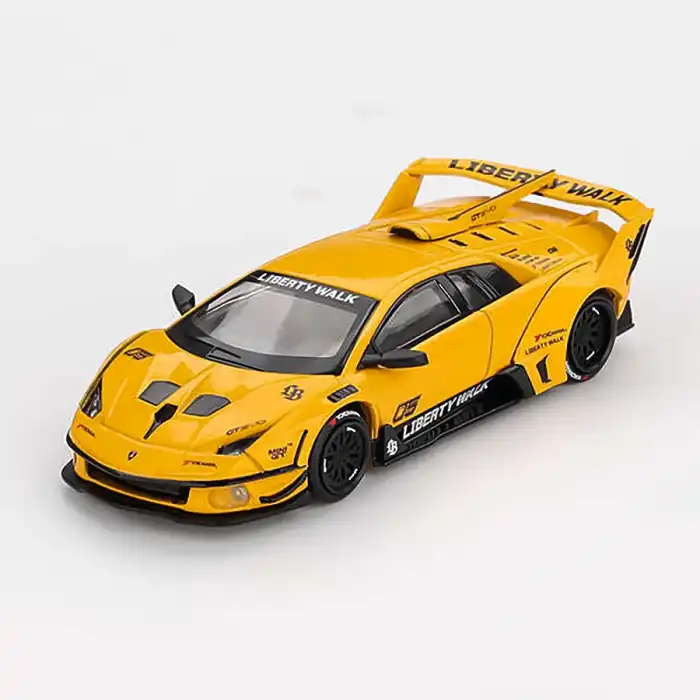 Mini GT 1/64 Lamborghini LB-Silhouette WORKS MURCIELAGO GT Evo Yellow - MGT01135