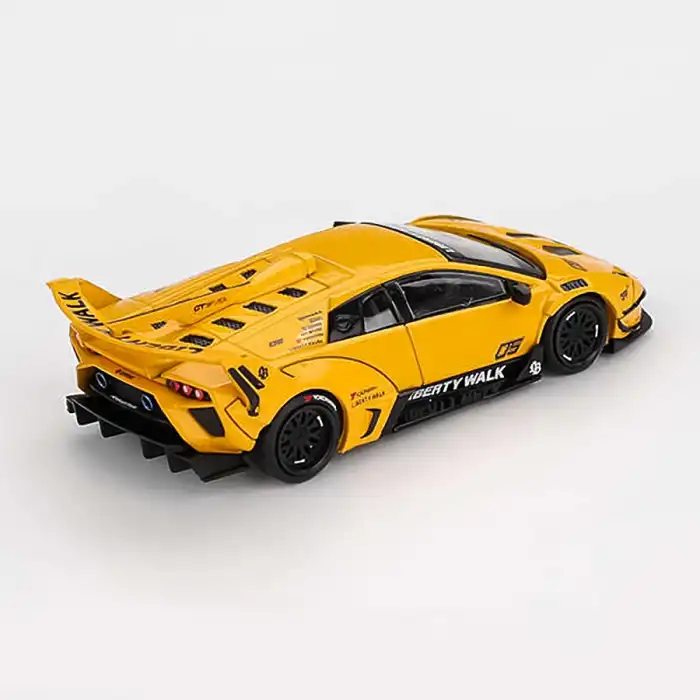 Mini GT 1/64 Lamborghini LB-Silhouette WORKS MURCIELAGO GT Evo Yellow - MGT01135