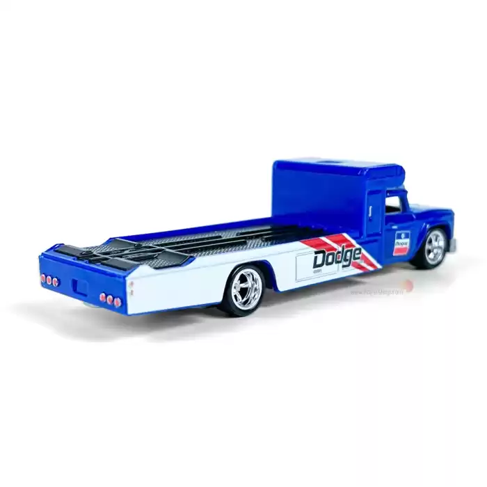 Hot Wheels Team Transport - 80 Dodge Macho Power Wagon & Retro Rig HKF38