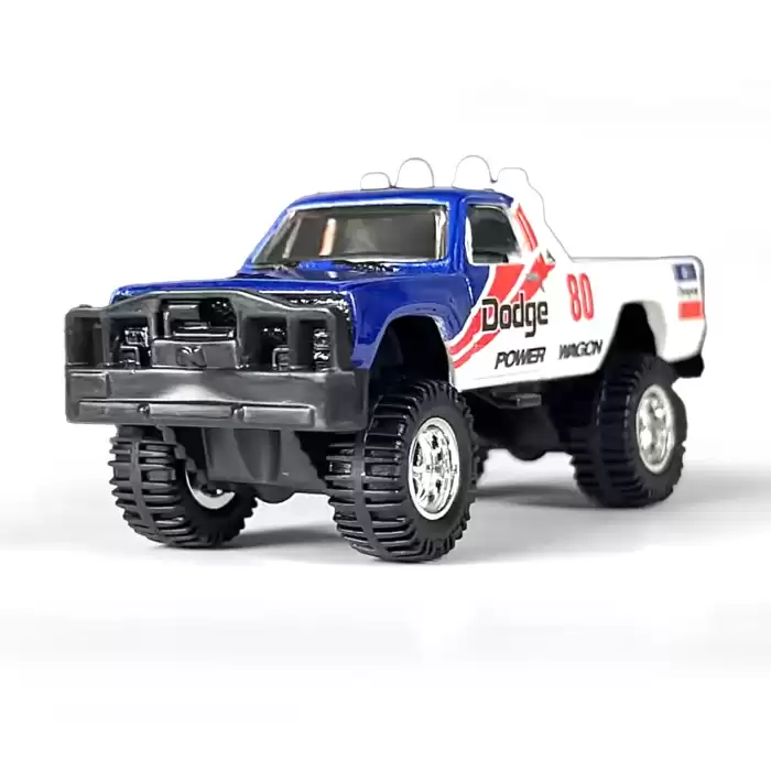 Hot Wheels Team Transport - 80 Dodge Macho Power Wagon & Retro Rig HKF38