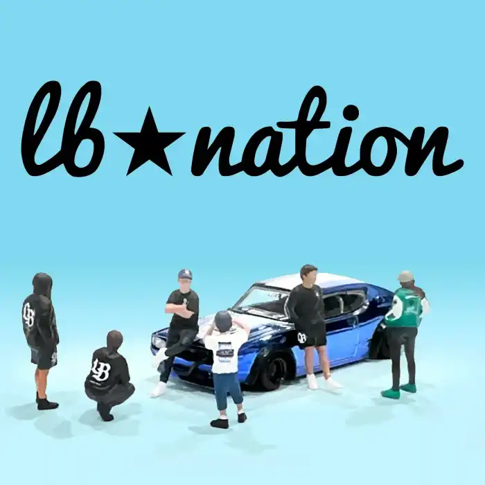 American Diorama 1/64 Figure Set: The LB Nation - AD-2422
