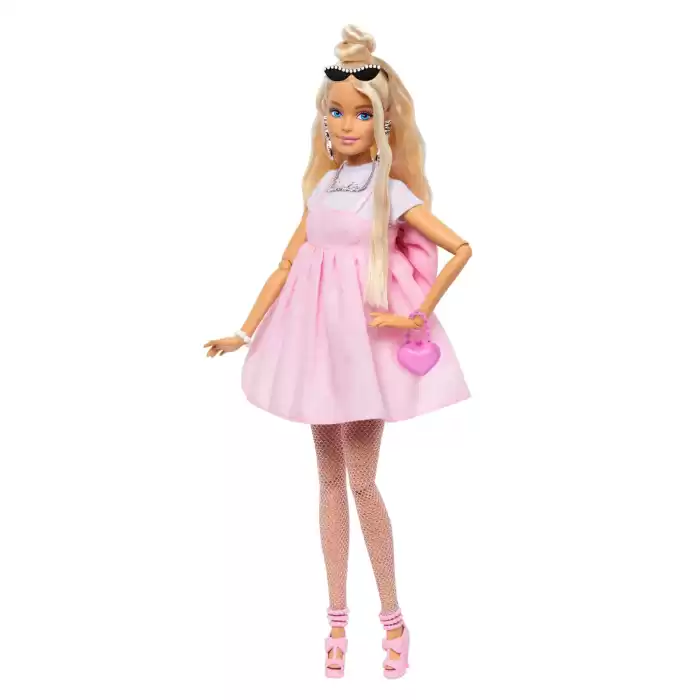 Barbie Deluxe Style Bebekler - Kahverengi Örgü Saçlı, HYV27