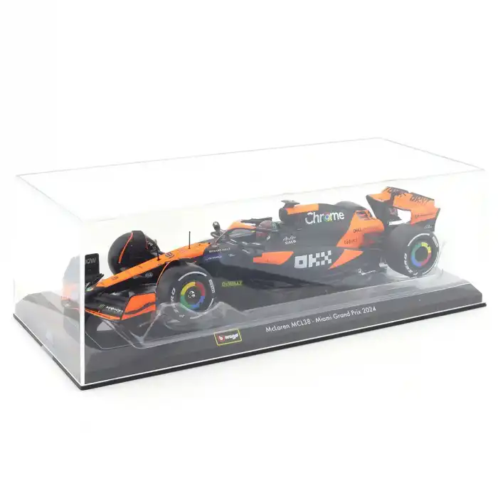 Bburago 1:24 Mc Laren MCL38 Miami Grand Prix 2024 - 28033