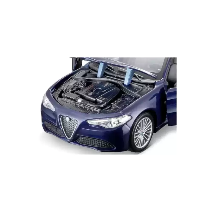 Bburago 1:24 Alfa Romeo Giulia Lacivert