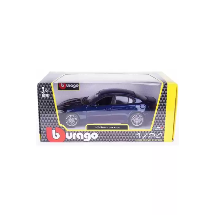 Bburago 1:24 Alfa Romeo Giulia Lacivert