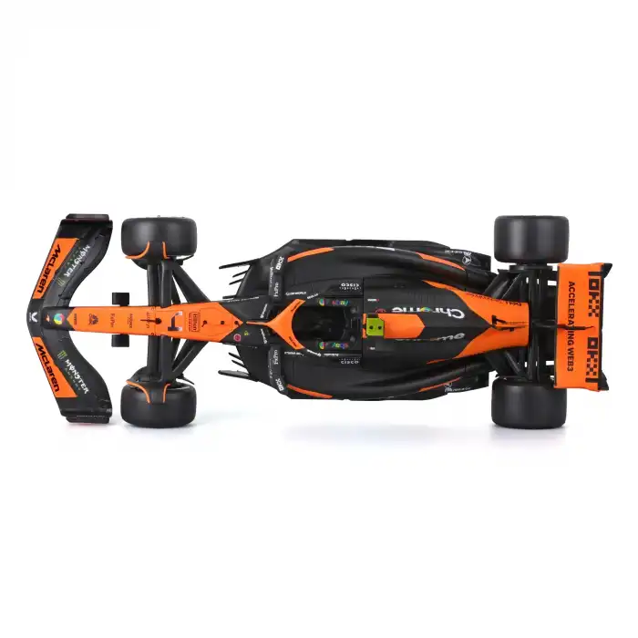 Bburago 1:24 Mc Laren MCL38 Miami Grand Prix 2024 Sürücülü - 28040