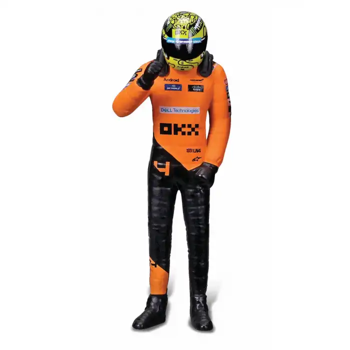 Bburago 1:24 Mc Laren MCL38 Miami Grand Prix 2024 Sürücülü - 28040