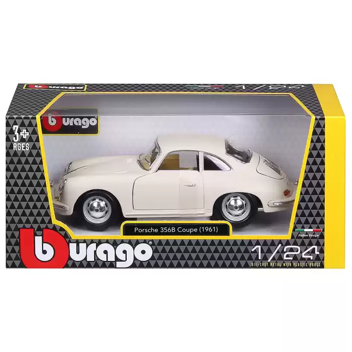 Bburago 1:24 Porsche 356B Coupe - Bej (1961)