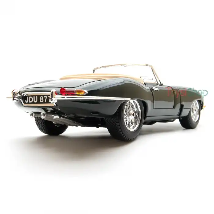 Bburago 1:18 Jaguar E-type Cabriolet Diecast Model Araba Yeşil - 12046