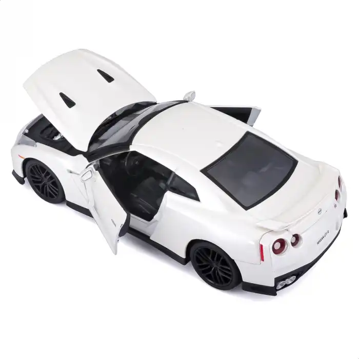 Bburago 1:24 2017 Nissan GT-R Diecast Model Araba Beyaz - 21082