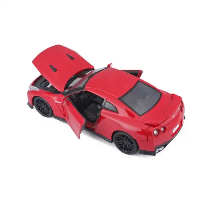 Bburago 1:24 2017 Nissan GT-R Diecast Model Araba Kırmızı - 21082