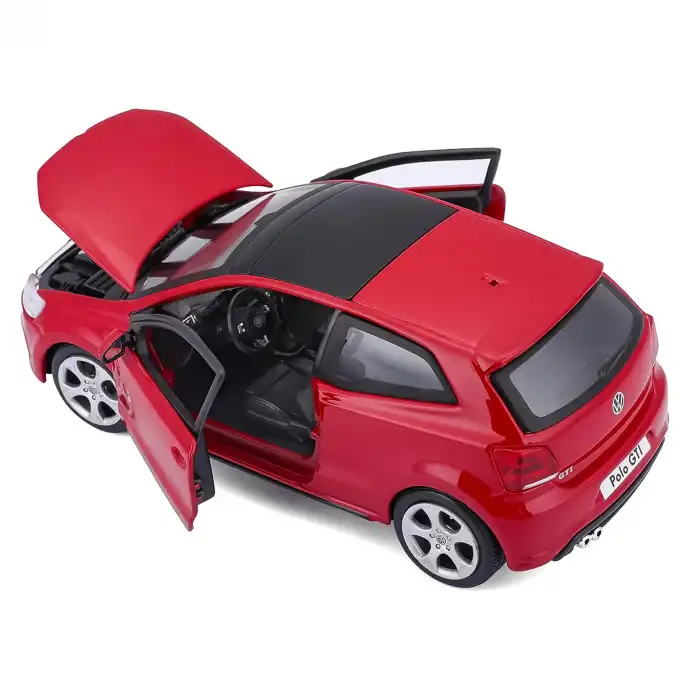 Bburago 1:24 VW Polo GTI Mark 5 Diacast Model Araba - 21059