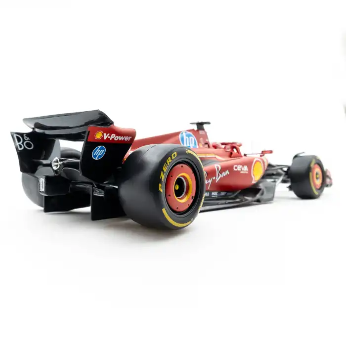 Bburago 1:18 Ferrari SF-24 Formula 1 Yarış Arabası - 16-Charles Leclerc