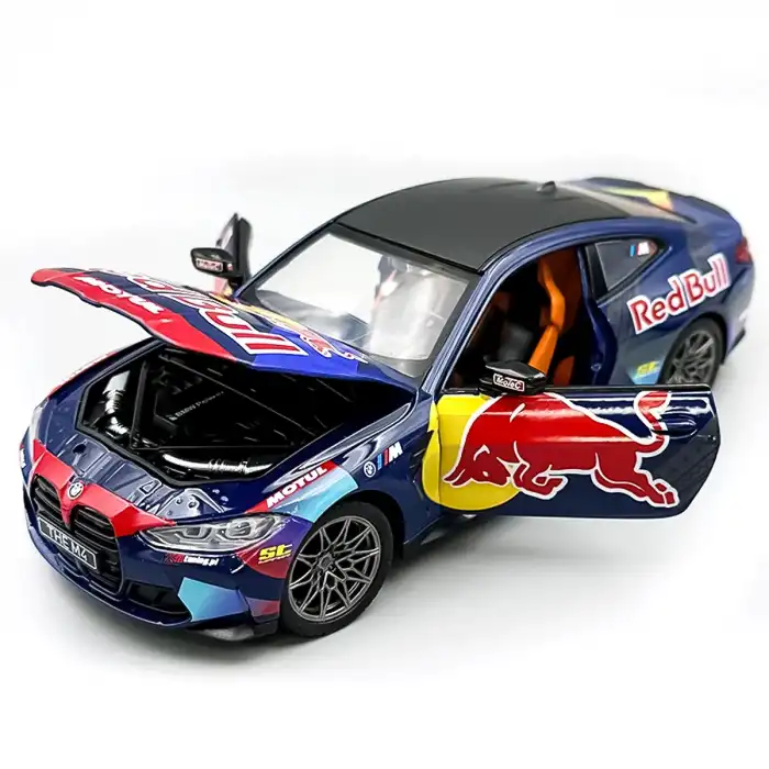 CCA 1:23 BMW M4 Red Bull Diecast Model Araba - 68292A
