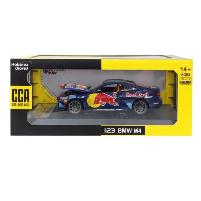 CCA 1:23 BMW M4 Red Bull Diecast Model Araba - 68292A