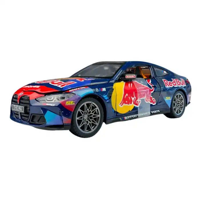 CCA 1:23 BMW M4 Red Bull Diecast Model Araba - 68292A