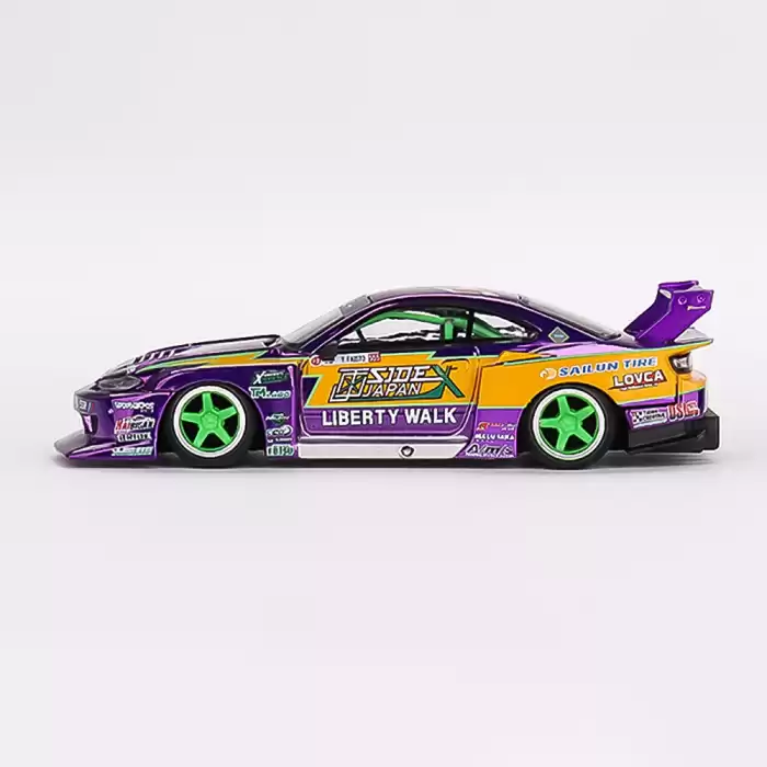 MINI GT: 1/64 Nissan S15 SILVIA LB-Super Silhouette #555 2022 Formula Drift Japan