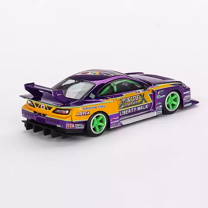 MINI GT: 1/64 Nissan S15 SILVIA LB-Super Silhouette #555 2022 Formula Drift Japan