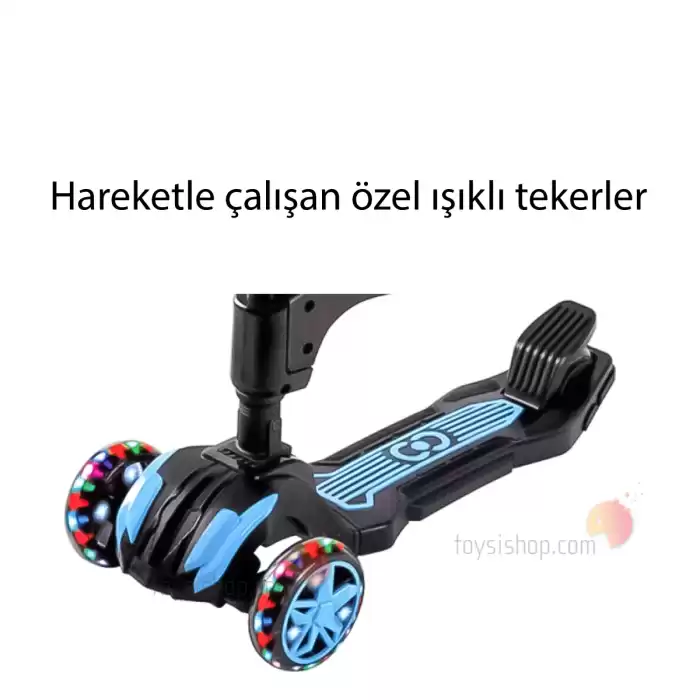 Cool Wheels Combo Oturaklı Scooter Mavi - FR59557