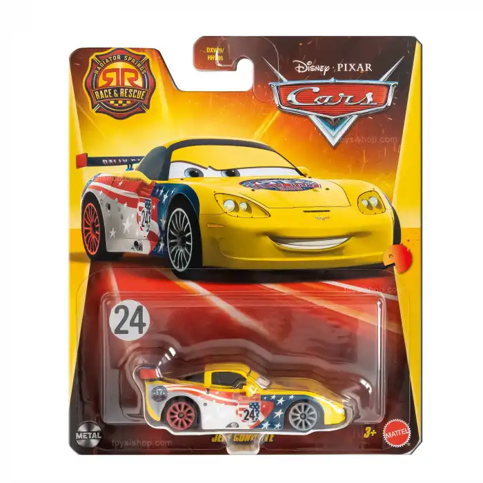 Disney Pixar Cars - Jeff Corvette Race&Rescue