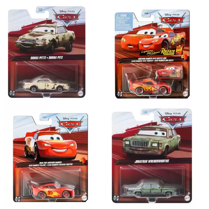 Pixar Cars 3 Tekli Karakter Araçları 20li Araç Seti -96DP Toplu satış