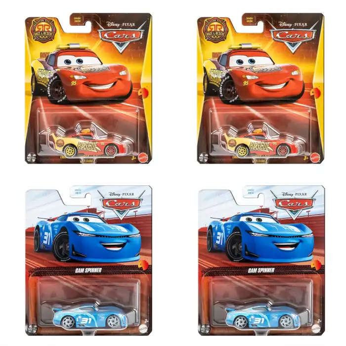 Disney Pixar Cars Tekli Karakter Araçları DXV29 - 96DY 24lü Kutu