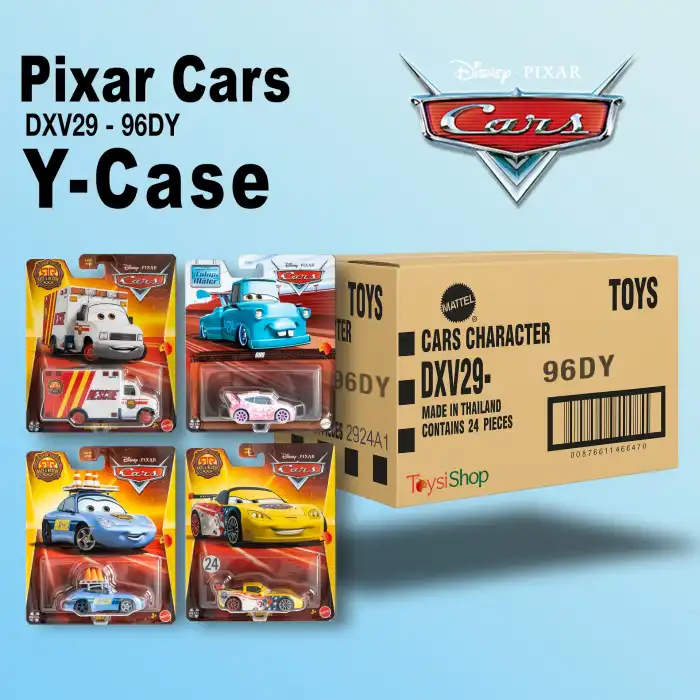 Disney Pixar Cars Tekli Karakter Araçları DXV29 - 96DY 24lü Kutu