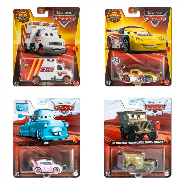 Disney Pixar Cars Tekli Karakter Araçları DXV29 - 96DY 24lü Kutu