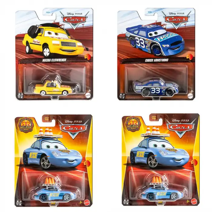 Disney Pixar Cars Tekli Karakter Araçları DXV29 - 96DY 24lü Kutu