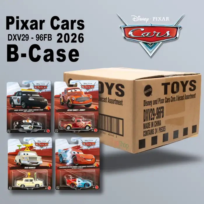 Disney Pixar Cars Tekli Karakter Araçları DXV29 - 96FB 24lü Kutu