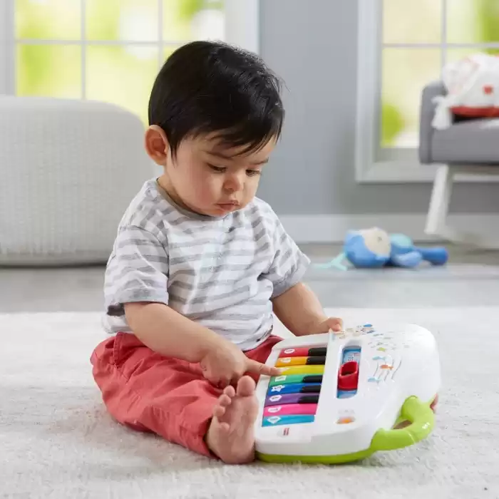 Fisher Price Eğlen & Öğren Işıklı ve Eğlenceli Oyuncak Piyano Türkçe GTW20