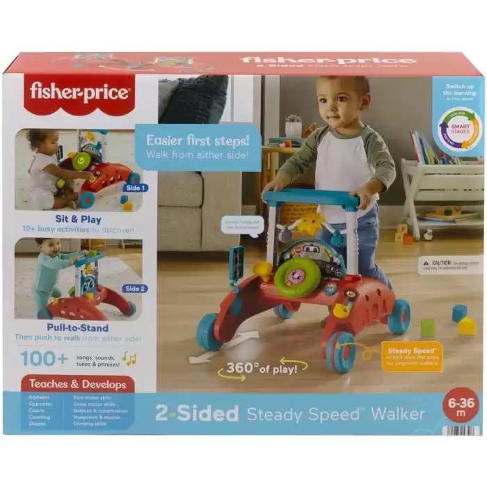 Fisher Price İlk Arabam Çift Yönlü Yürüteç ,HJP48