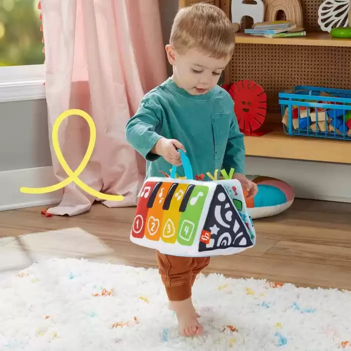 Fisher-Price Işıklı ve Müzikli Yumuşak Piyano - HND54