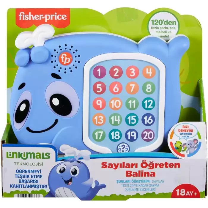 Fisher-Price Linkimals Sayı Sayan Balina - HJR72