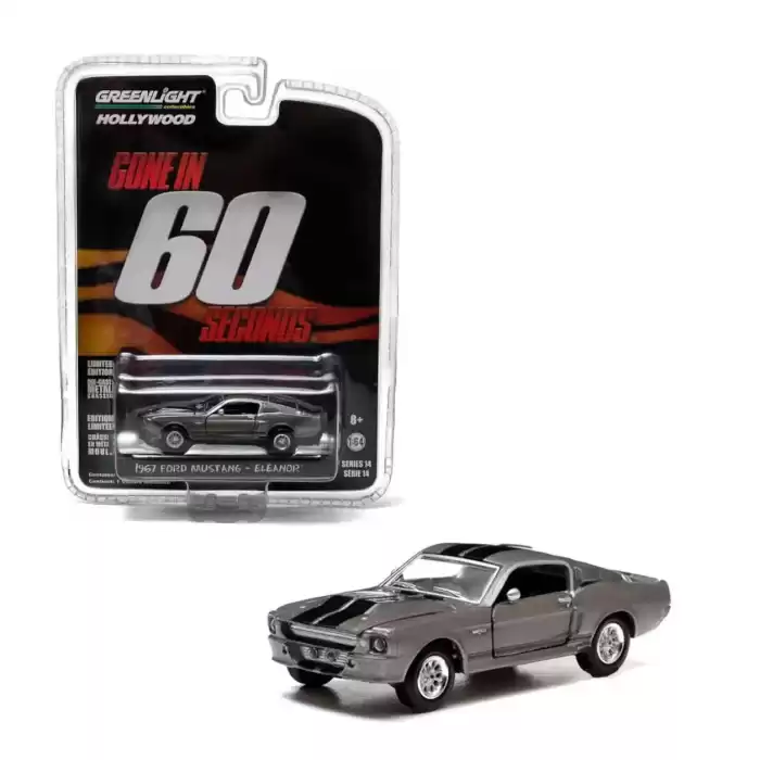 Greenlight 1:64 Gone in Sixty Seconds (2000) - 1967 Custom Ford Mustang “Eleanor” Solid Pack 44742