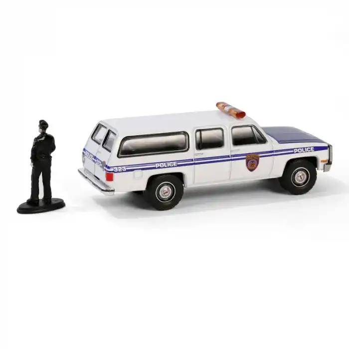 Greenlight 1/64 The Hobby Shop Series 16- New York City Transit Police - 1985 GMC Suburban 97160-D