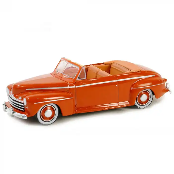 Greenlight 1/64 Vintage Ad Cars Series 10- 1946 Ford Super Deluxe Convertible 39140-A
