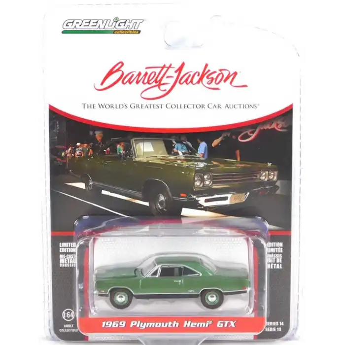 Greenlight 1:64 Barrett-Jackson Series 14- 1969 Plymouth HEMI GTX - 37310-B