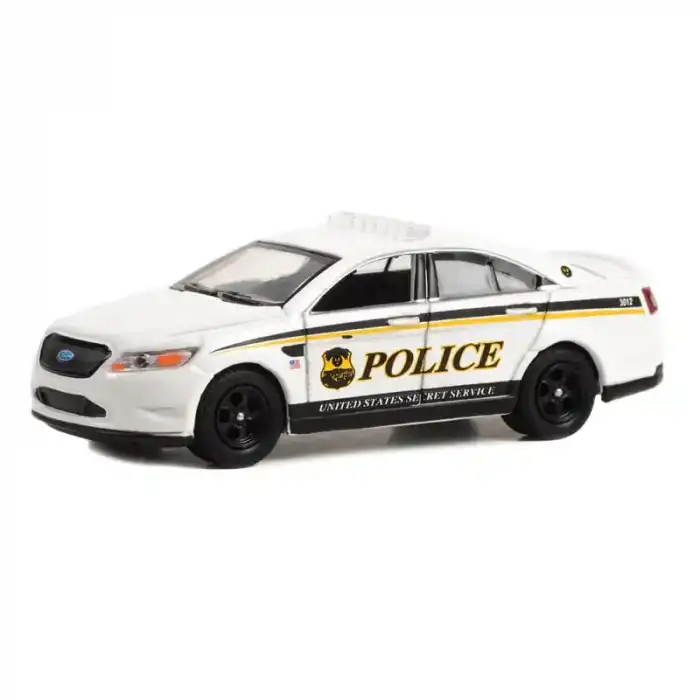 Greenlight 1:64 Hot Pursuit 2015 Ford Police Interceptor Beyaz - 43015-D