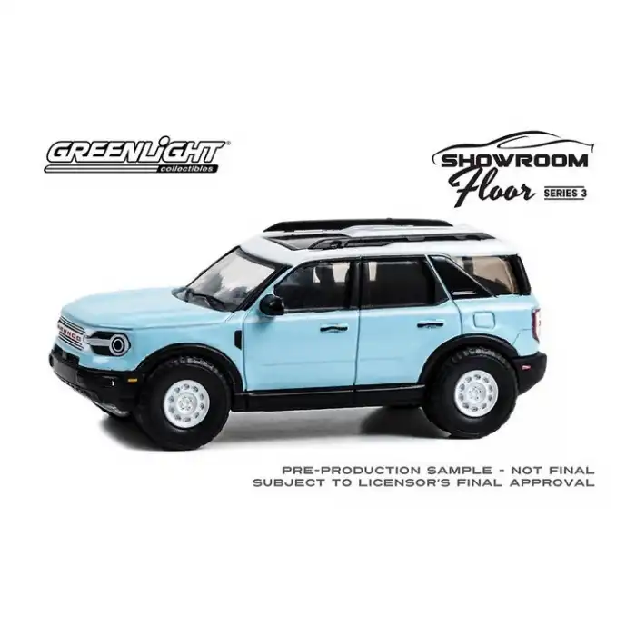 Greenlight 1:64 Showroom Series 2023 Ford Bronco Sport Heritage Limited Edition - 68030-E