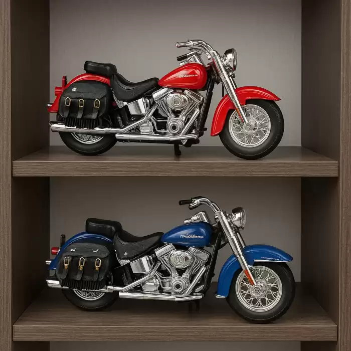 Harley-Davidson Softail Heritage Classic 1:12 Ölçekli Diecast Model Motosiklet
